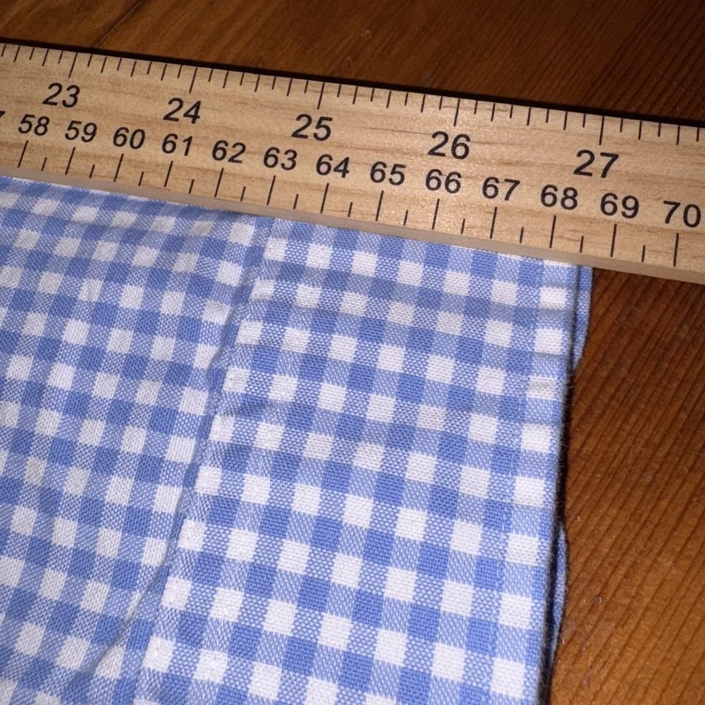 Polo Ralph Lauren Men's Shirt XXL Light Blue White Check Classic Fit Heavy Cotto